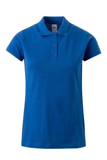 Tricou polo bumbac 210g dama maneca scurta albastru royal Mackay Woman