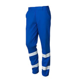 Pantaloni salopeta standard din bumbac reflectorizanti Road