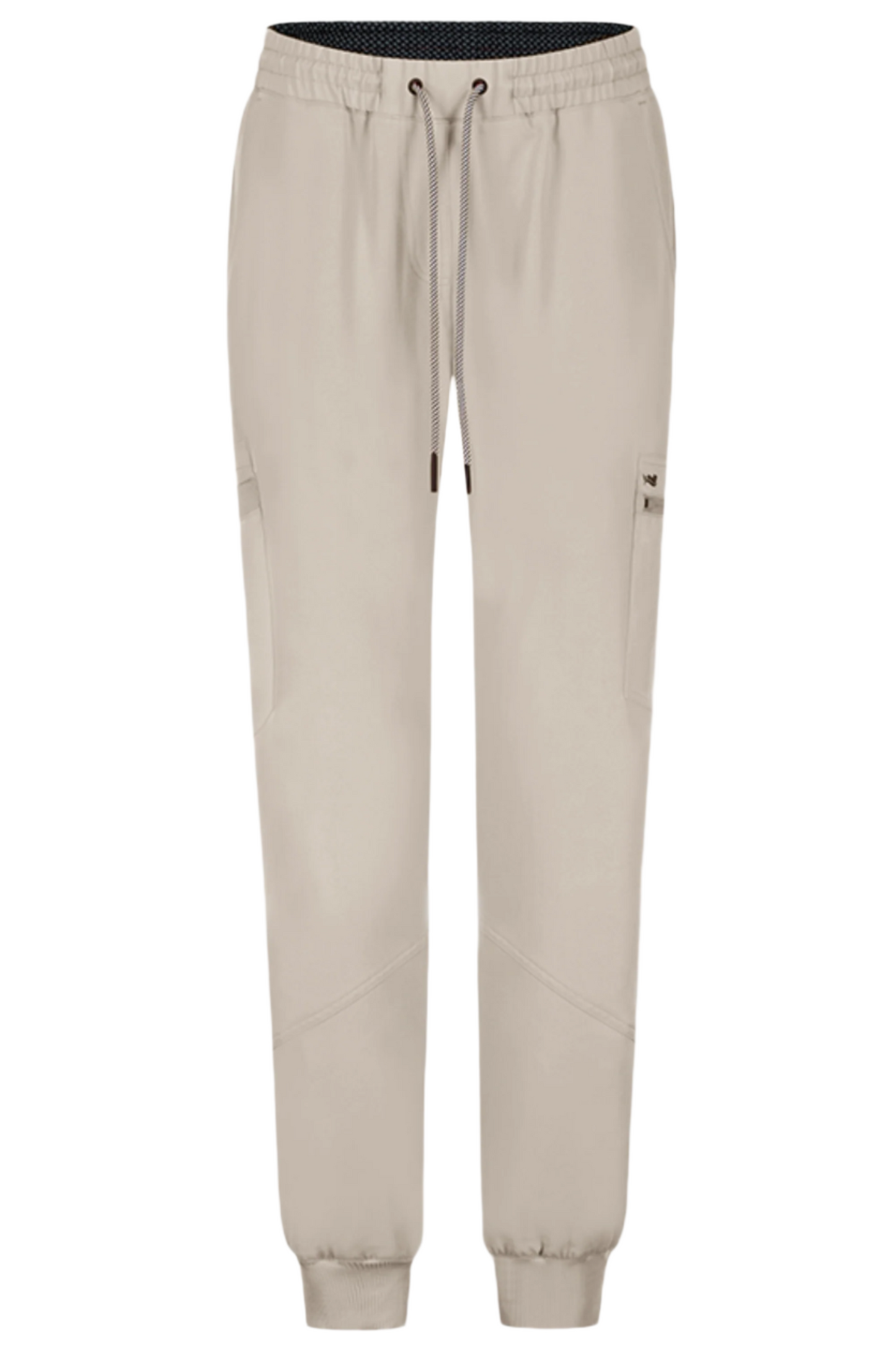 Pantaloni medicali stretch poliester raion 200g nisipiu dama Ricci