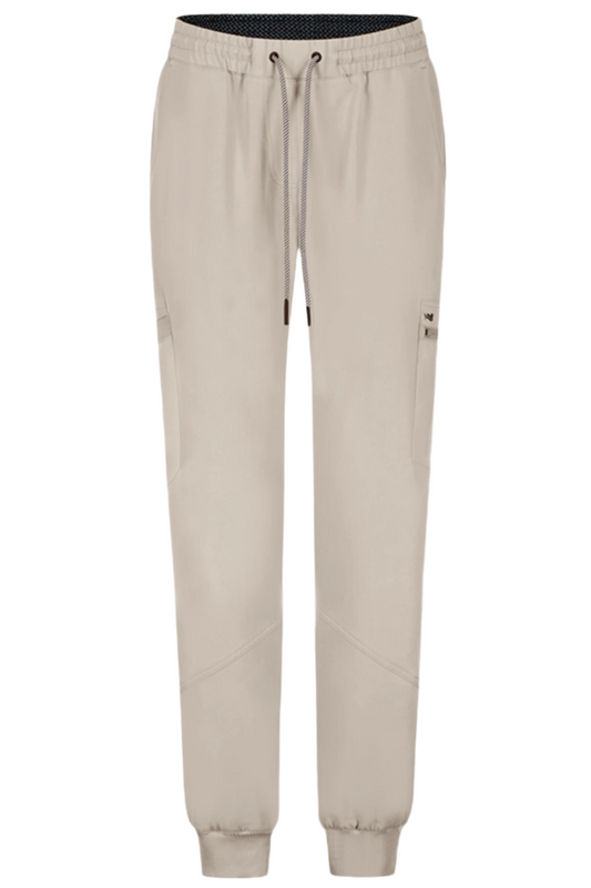 Pantaloni medicali stretch poliester raion 200g nisipiu dama Ricci