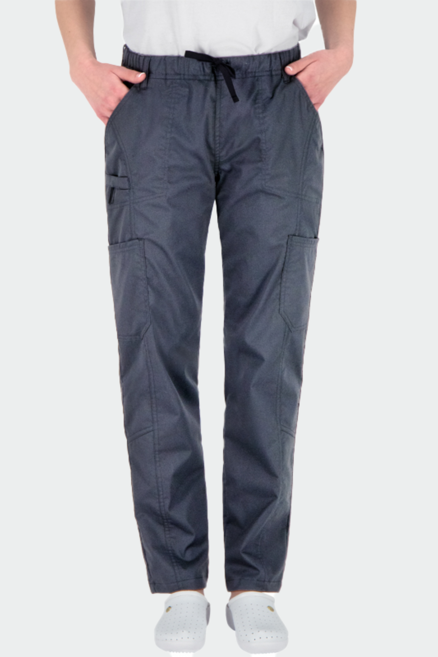 Pantaloni medicali stretch tercot 165g carbune unisex Dante