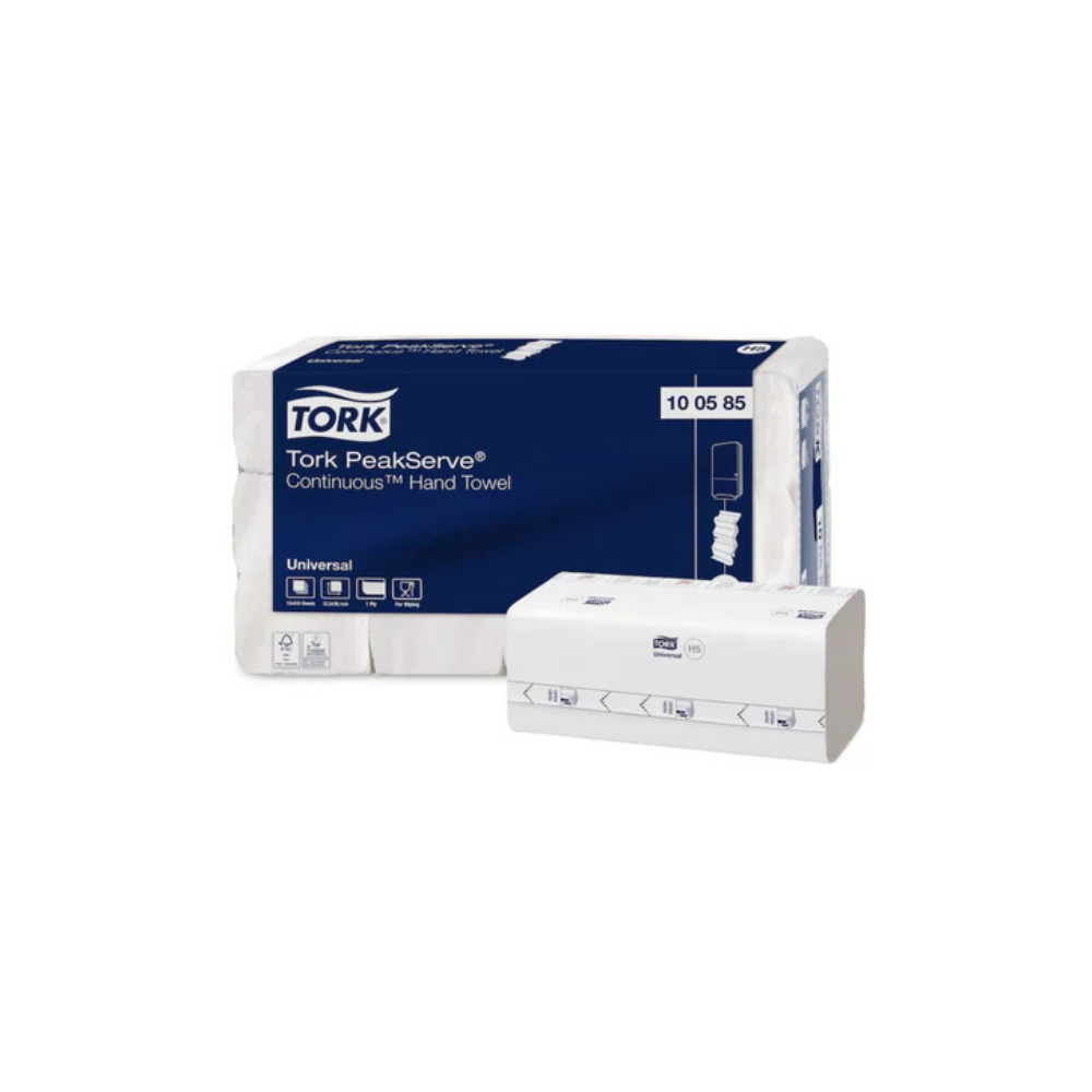 Prosoape pentru maini Tork PeakServe Continuous H5 100585 produs destinat uzului profesional in spatii comerciale
