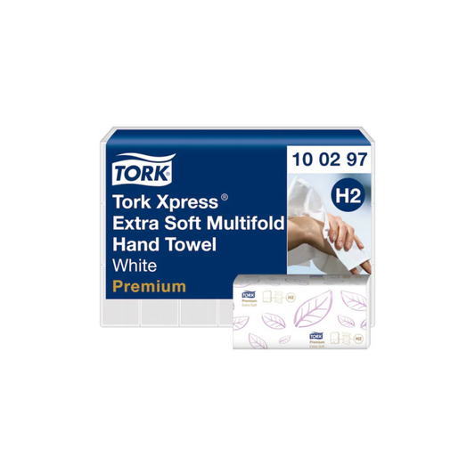 Prosoape pentru maini Tork Xpress Extra Soft Multifold H2 100297 produs destinat uzului profesional in spatii comerciale
