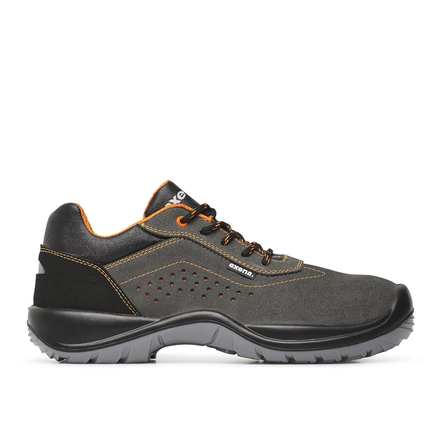 Pantofi piele bombeu compozit Gri S1 PL FO SR Exena Salina