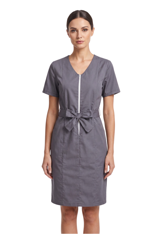 Sarafan medical poplin 165gr gri Aurora