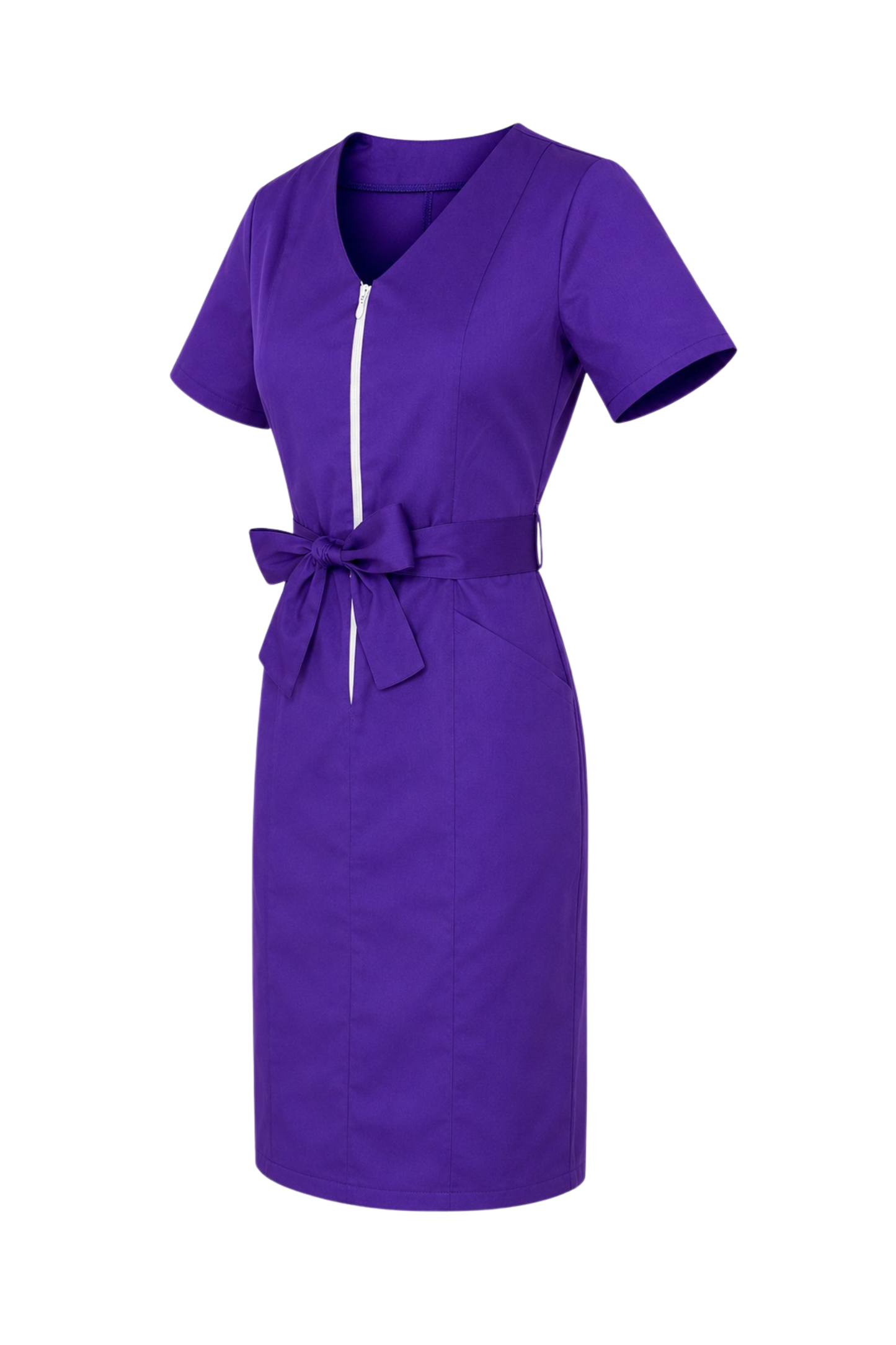 Sarafan medical poplin 165gr violet Aurora