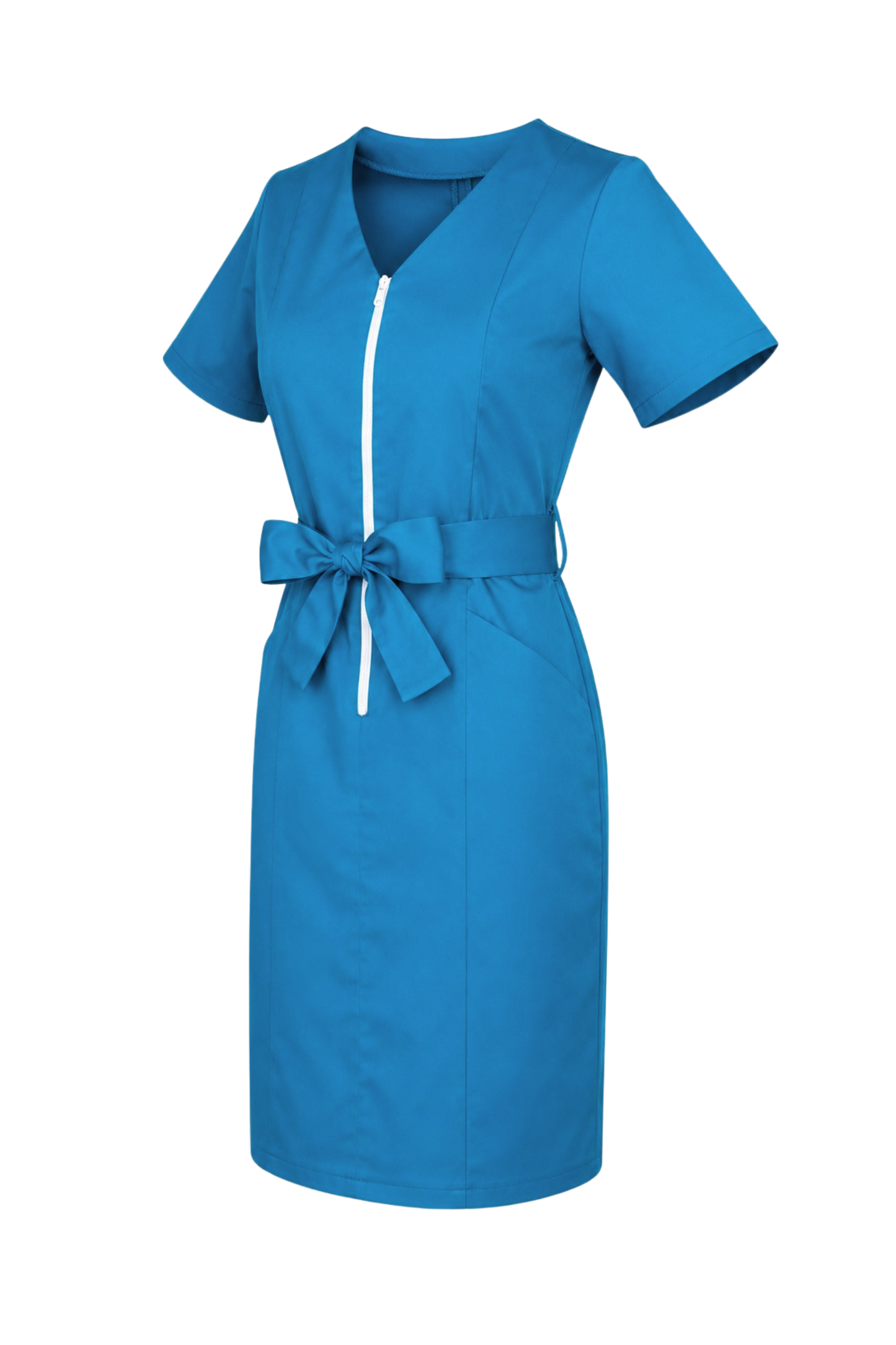 Sarafan medical stretch poplin 165gr turcoaz Aurora Flex
