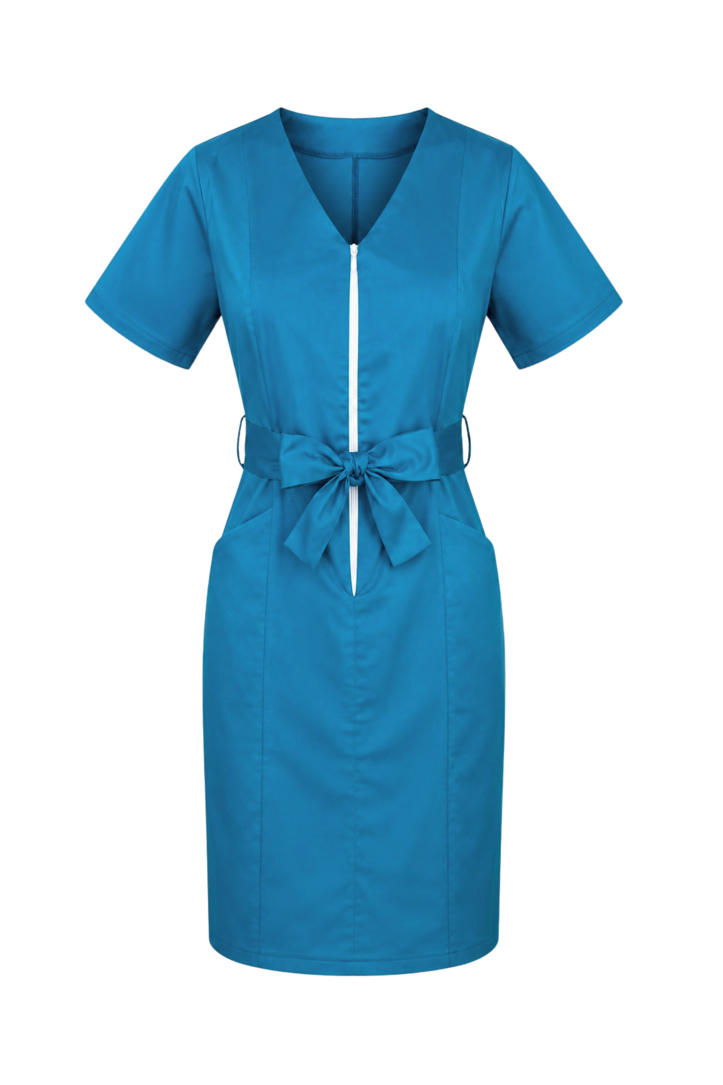 Sarafan medical stretch poplin 165gr turcoaz Aurora Flex
