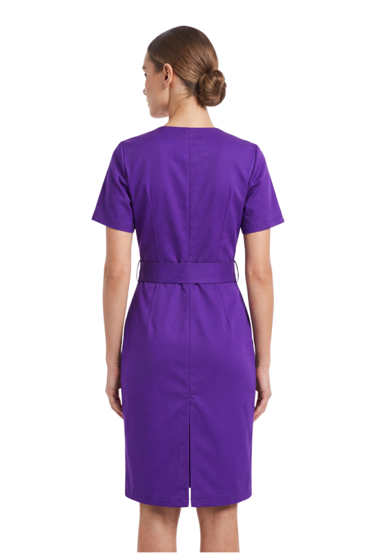 Sarafan medical poplin 165gr violet Aurora
