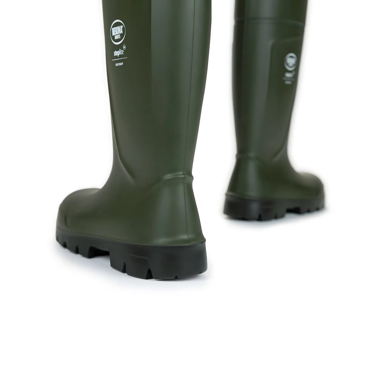 Cizme verzi premium fara bombeu O4 Steplite EasyGrip Bekina
