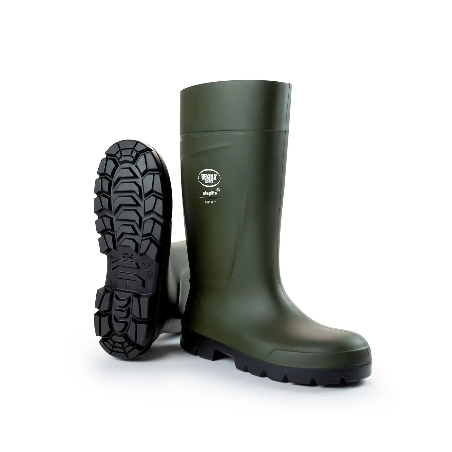 Cizme verzi premium fara bombeu O4 Steplite EasyGrip Bekina