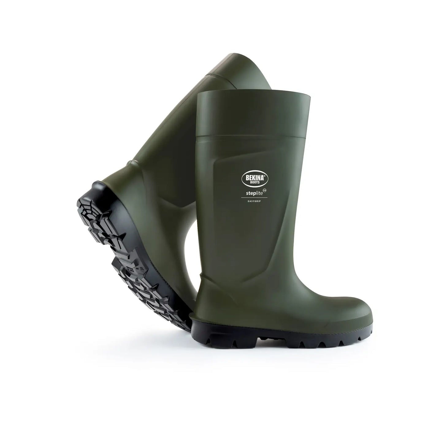 Cizme verzi premium fara bombeu O4 Steplite EasyGrip Bekina