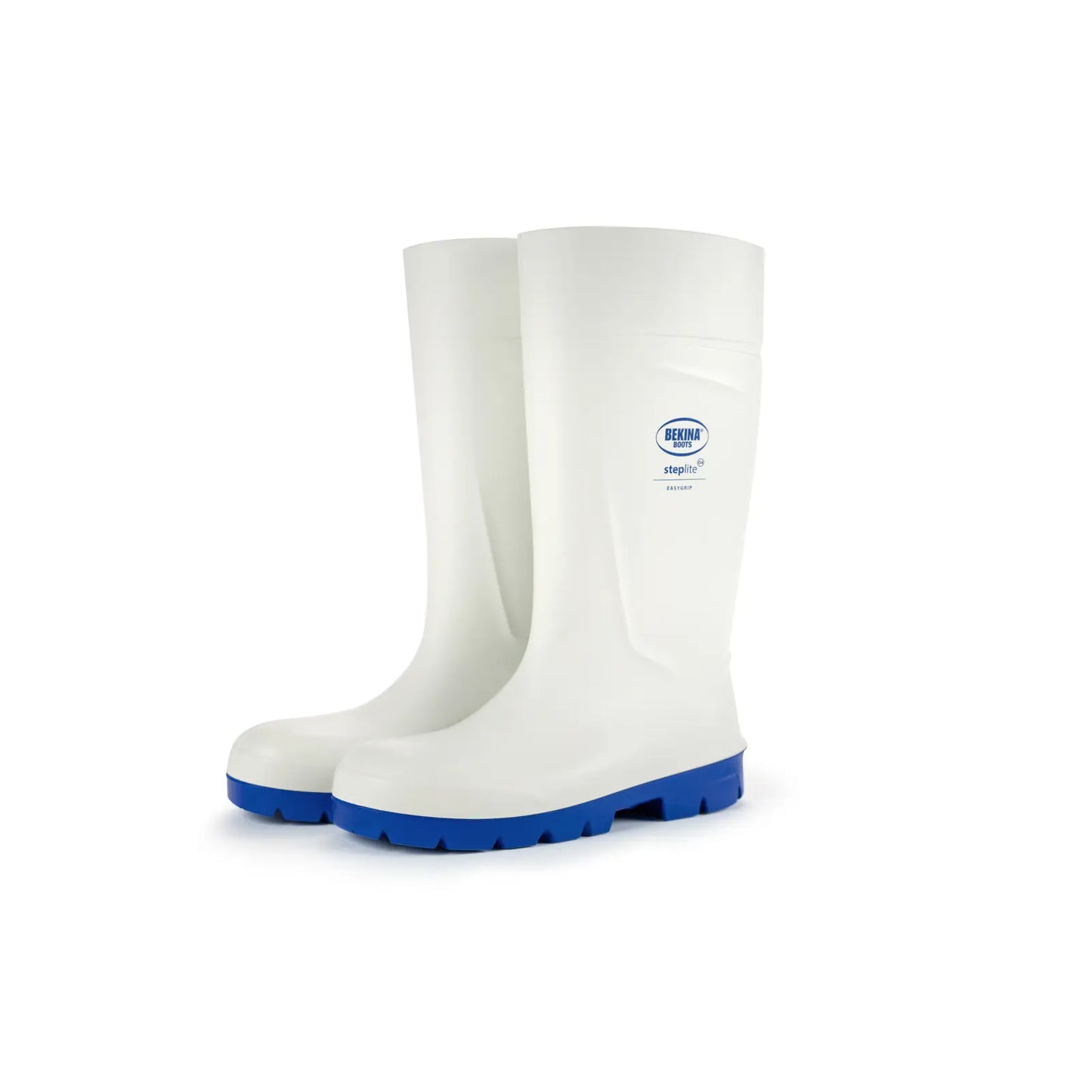 Cizme albe premium fara bombeu O4 Steplite EasyGrip Bekina