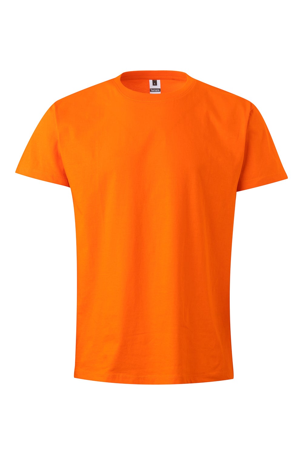 Tricou jersey tubular simplu 150g maneca scurta portocaliu Tasmania