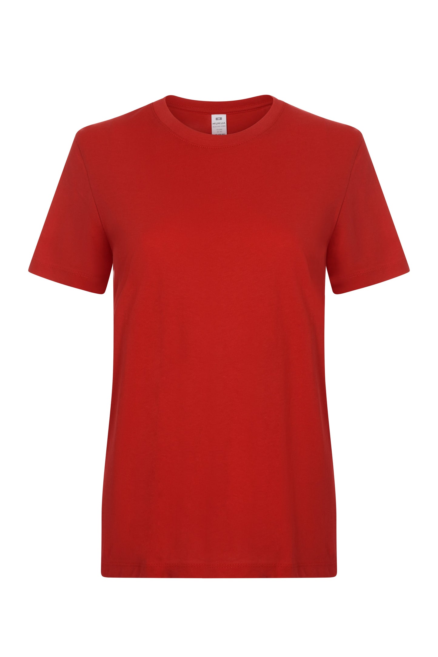 Tricou jersey tubular simplu 155g dama maneca scurta rosu Melbourne Woman