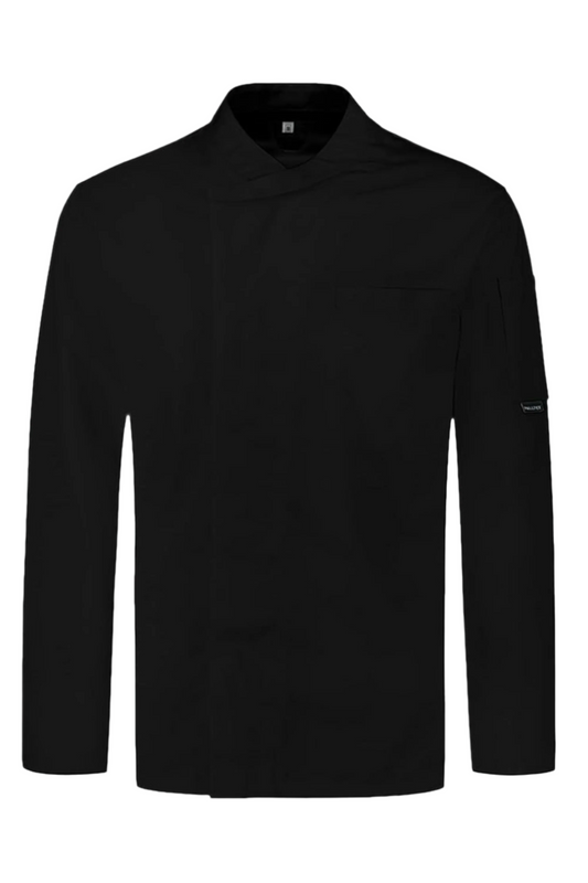 Tunica bucatar bumbac 200g neagra maneca lunga unisex Koto LS