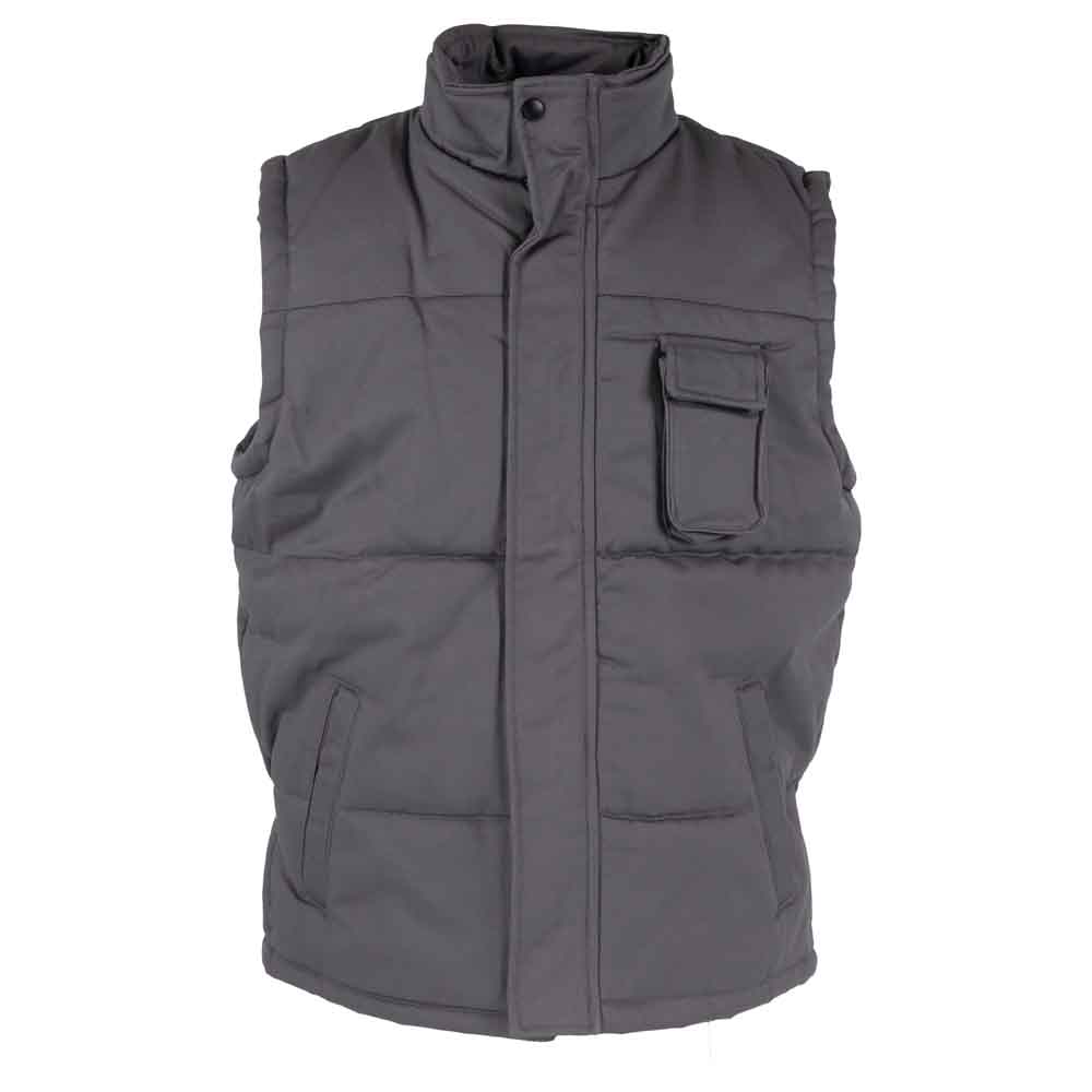 Vesta matlasata gri bumbac Maya