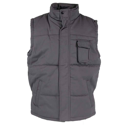 Vesta matlasata gri bumbac Maya