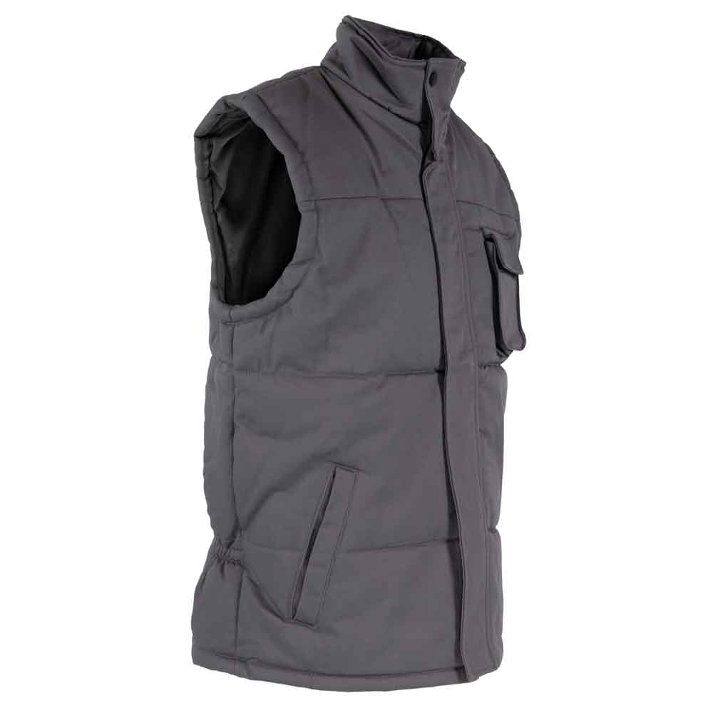 Vesta matlasata gri bumbac Maya