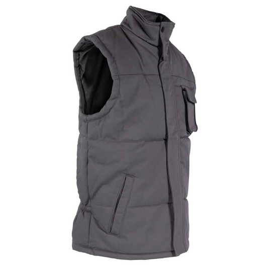 Vesta matlasata gri bumbac Maya