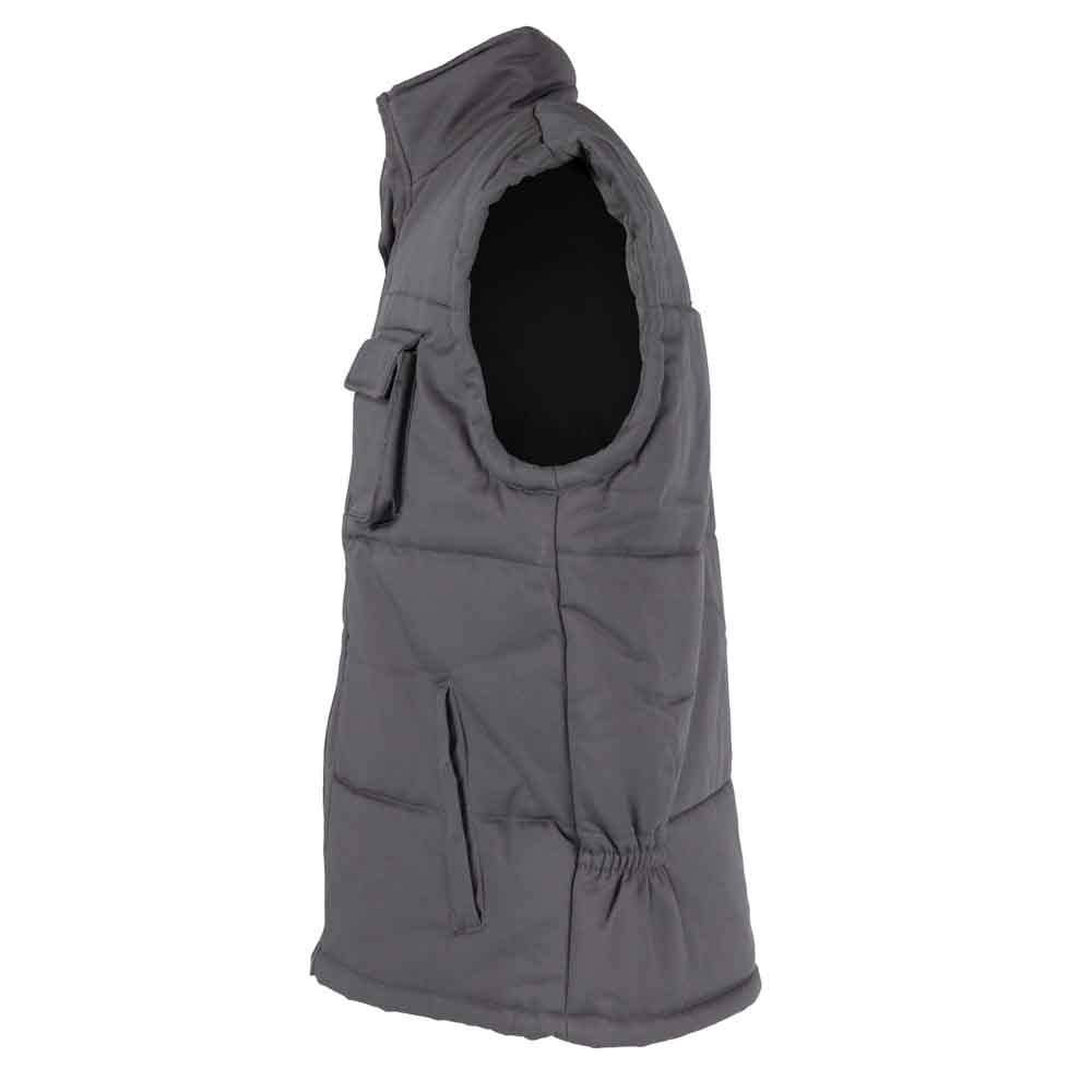 Vesta matlasata gri bumbac Maya