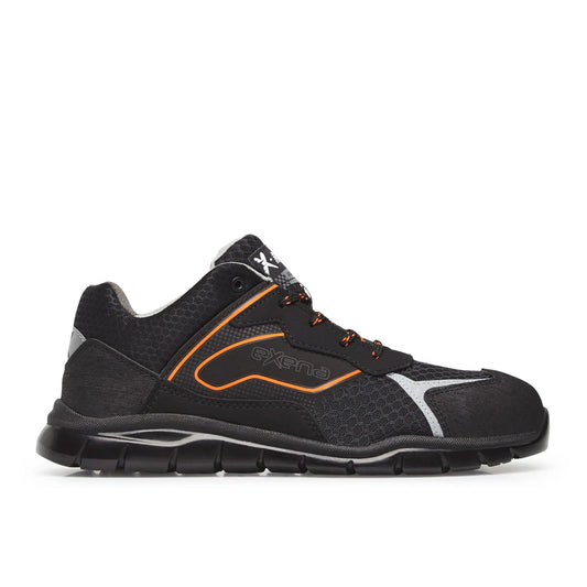 Pantofi S1P microfibra negru bombeu aluminiu Exena Aragona