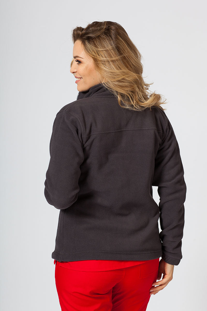 Jacheta fleece dama gri inchis Jacket 504
