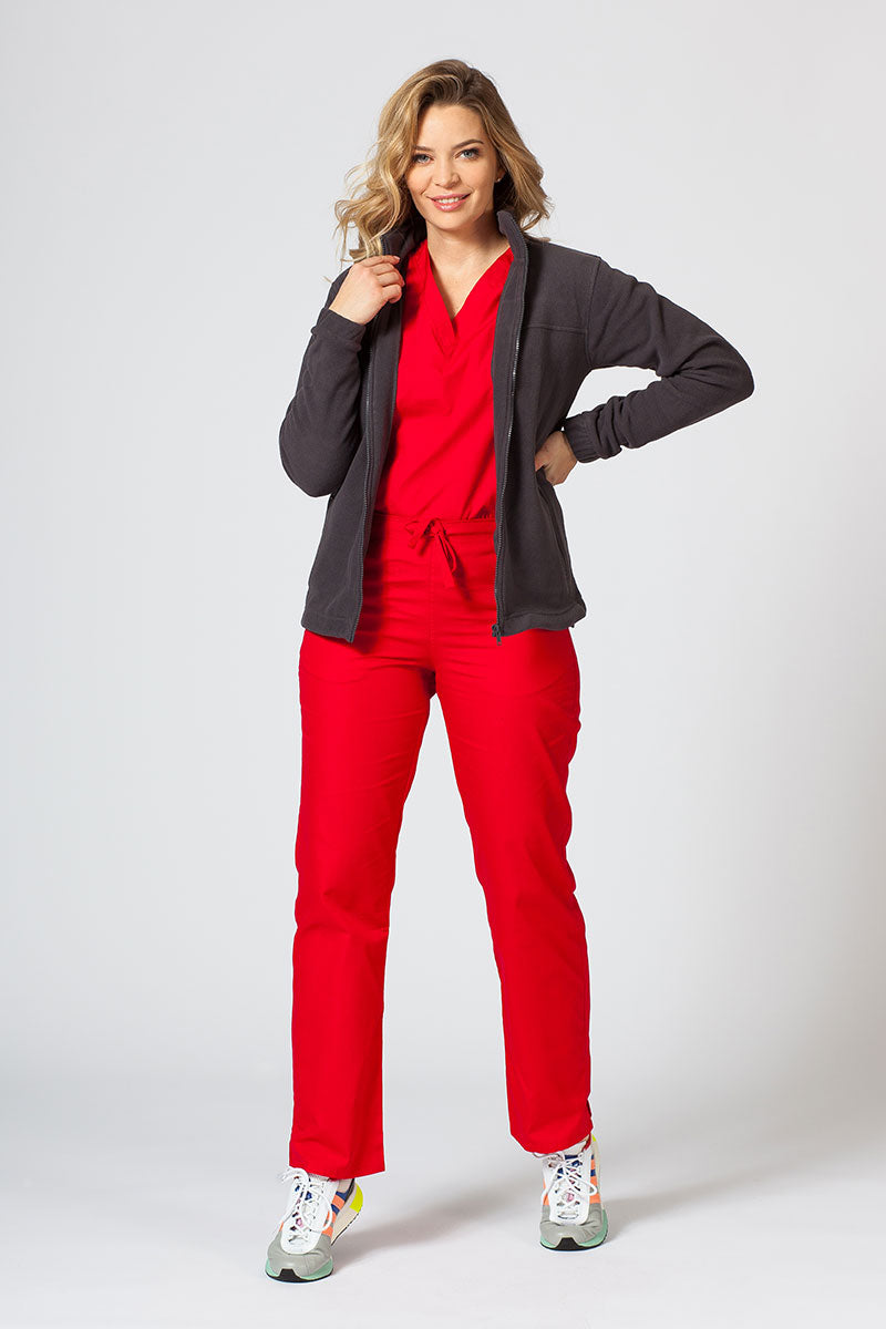 Jacheta fleece dama gri inchis Jacket 504
