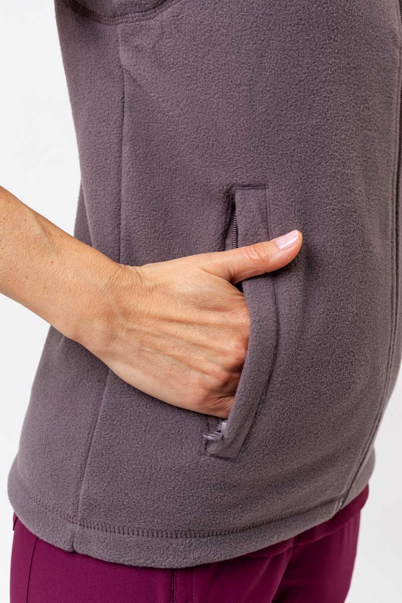 Vesta polar fleece gri unisex Next