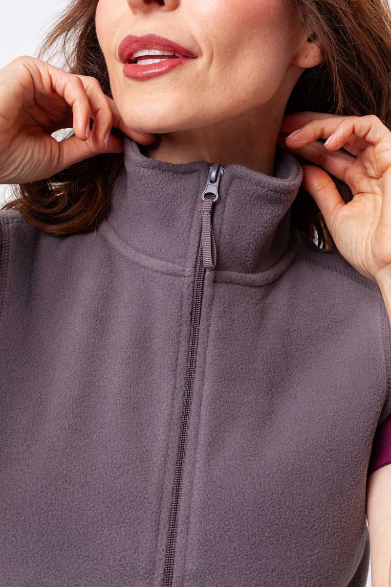 Vesta polar fleece gri unisex Next