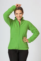 Jacheta fleece dama verde iarba