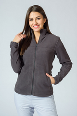 Jacheta fleece dama gri