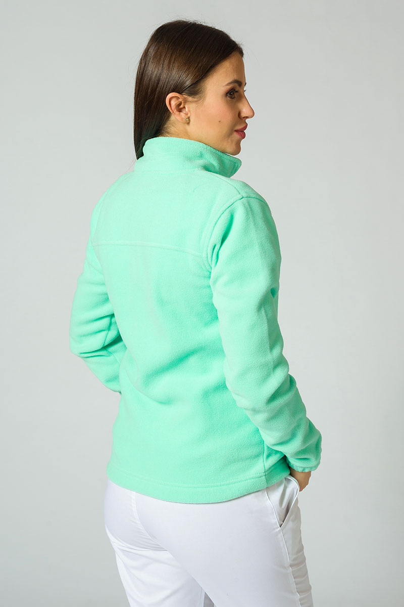 Jacheta fleece dama verde menta