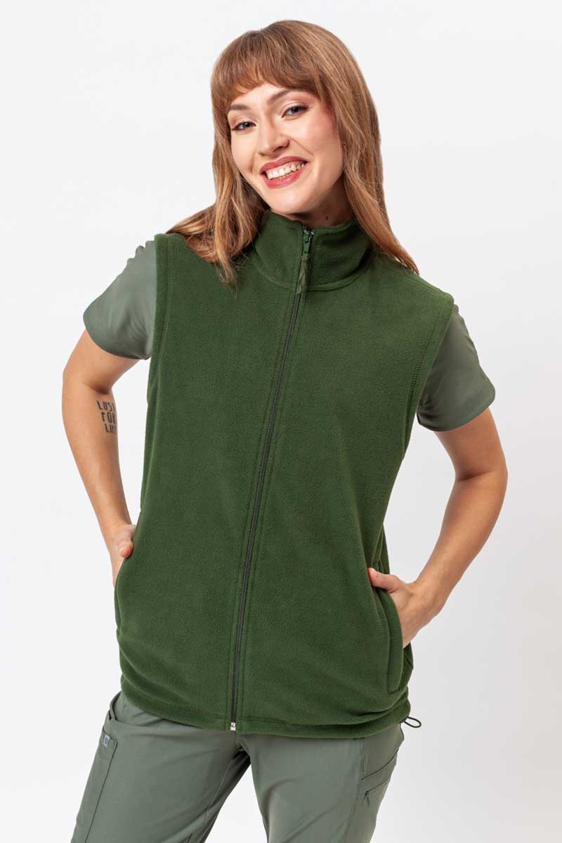 Vesta polar fleece verde sticla unisex Next