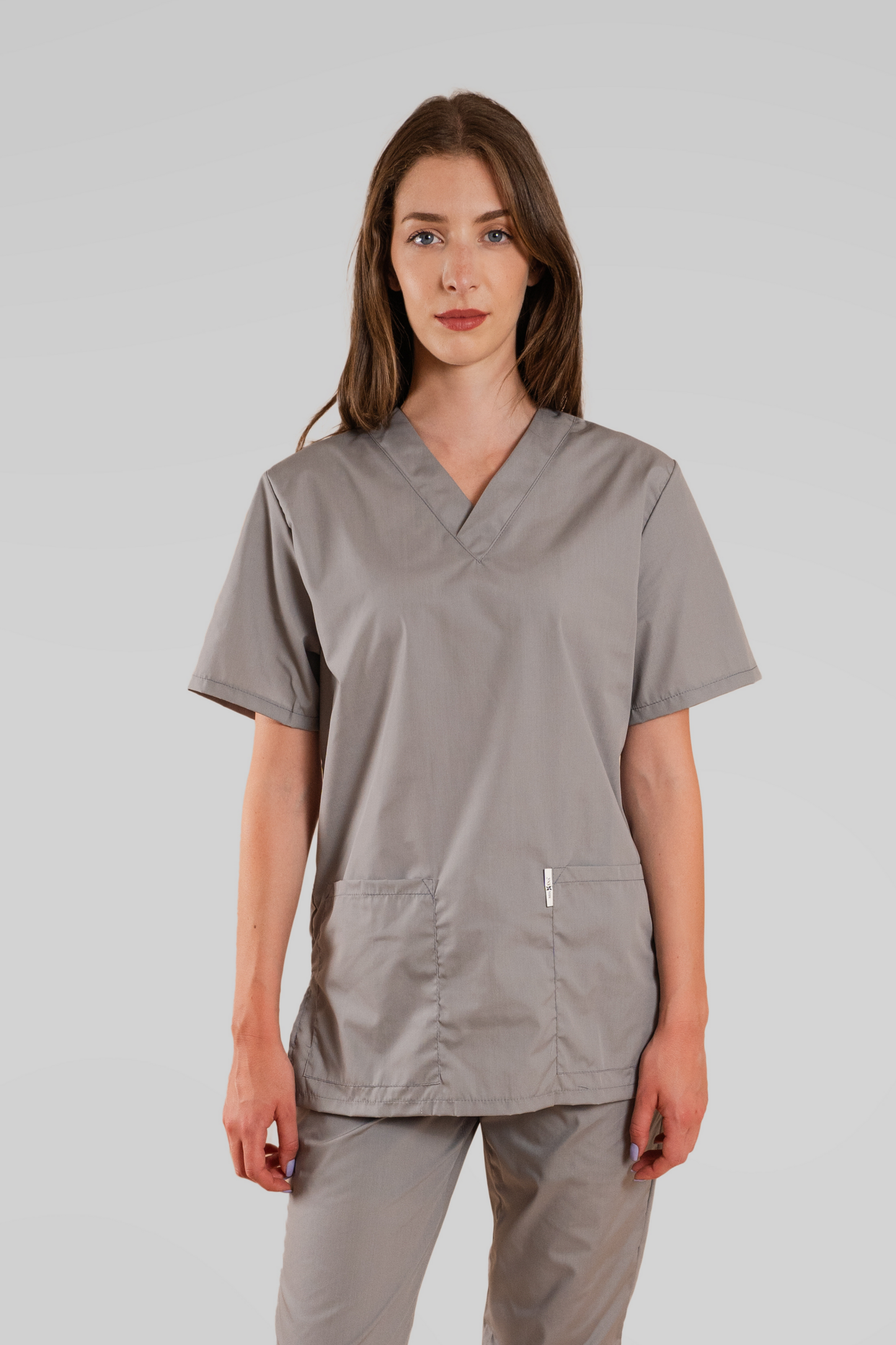 Bluza medicala Gri Unisex Poplin 115gr Albert