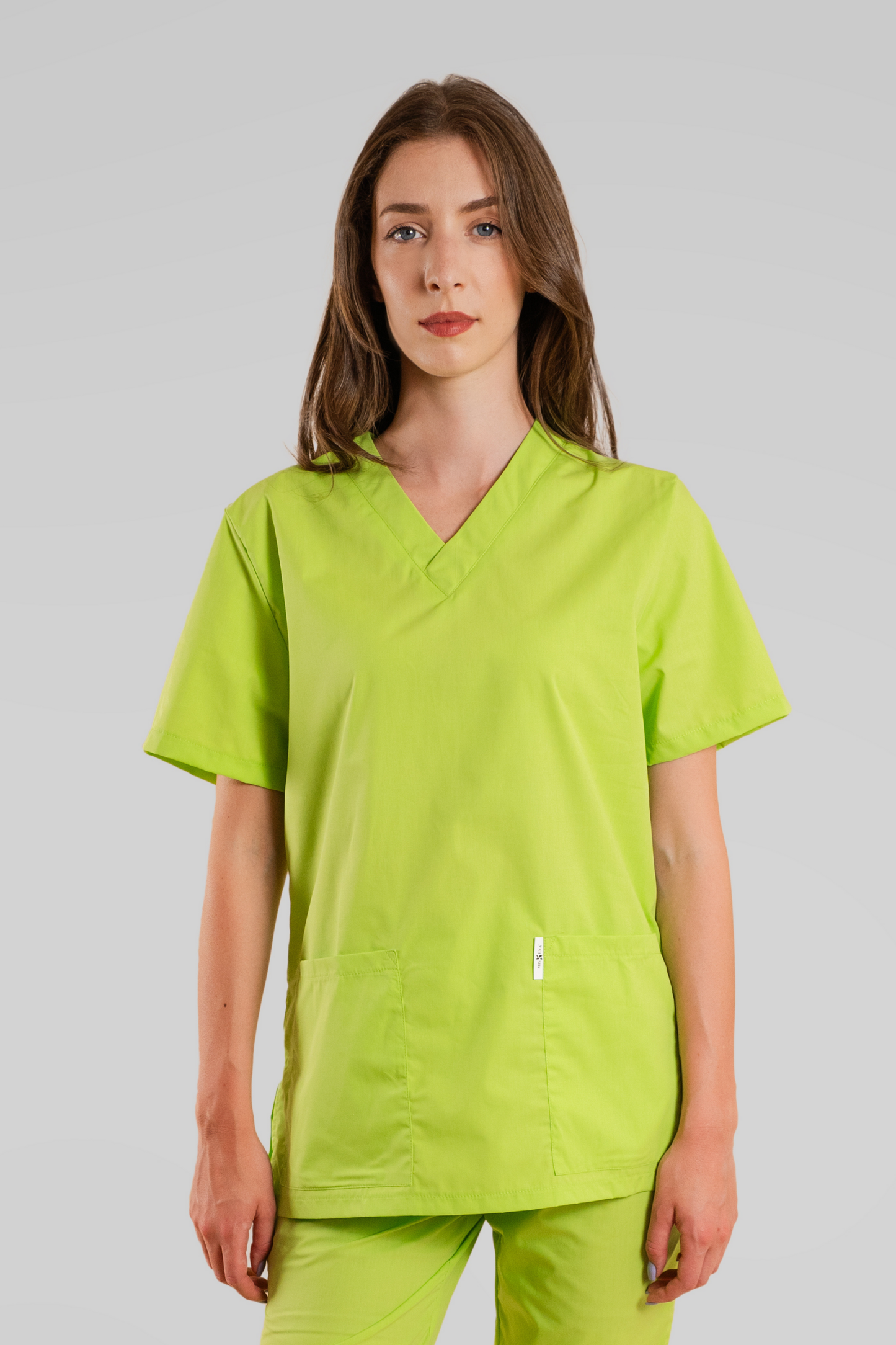 Bluza medicala Verde Unisex Poplin 115gr Albert