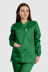 Bluza de lucru Verde Unisex Tercot 195g Lola