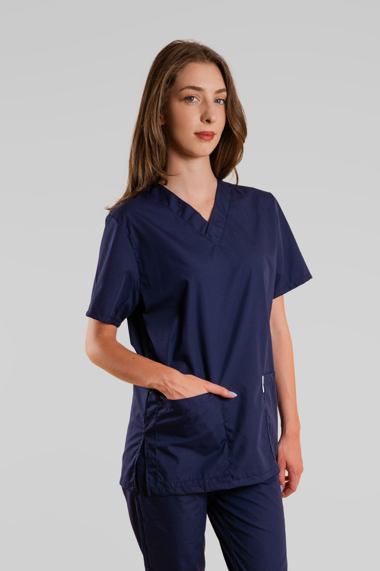 Bluza medicala Bleumarin Unisex Poplin 115gr Albert