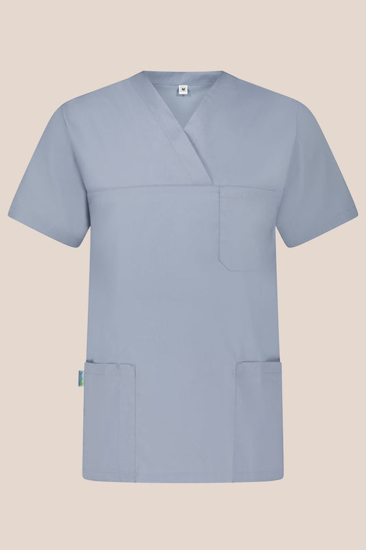 Bluza medicala tercot 160g gri deschis unisex Angel