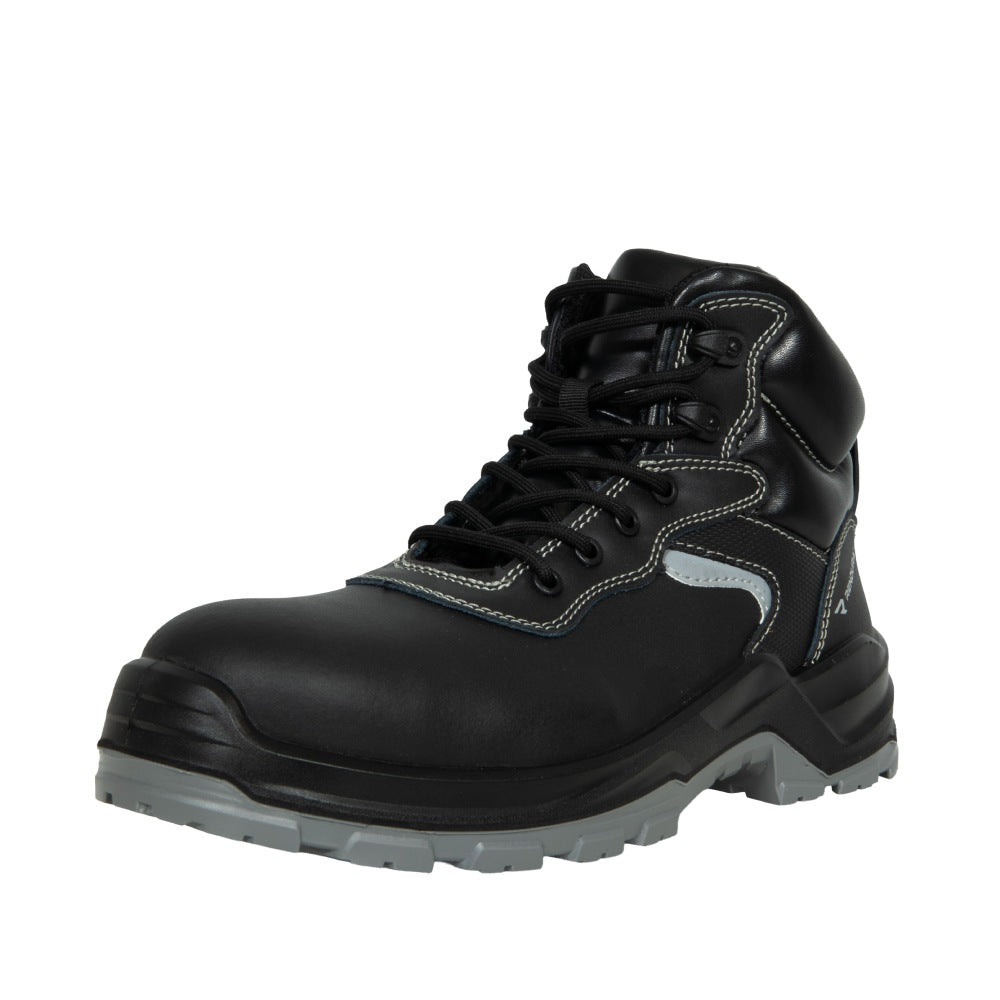 Bocanci protectie S3S/SR/FO unisex negru microfibra Panther (32A4)