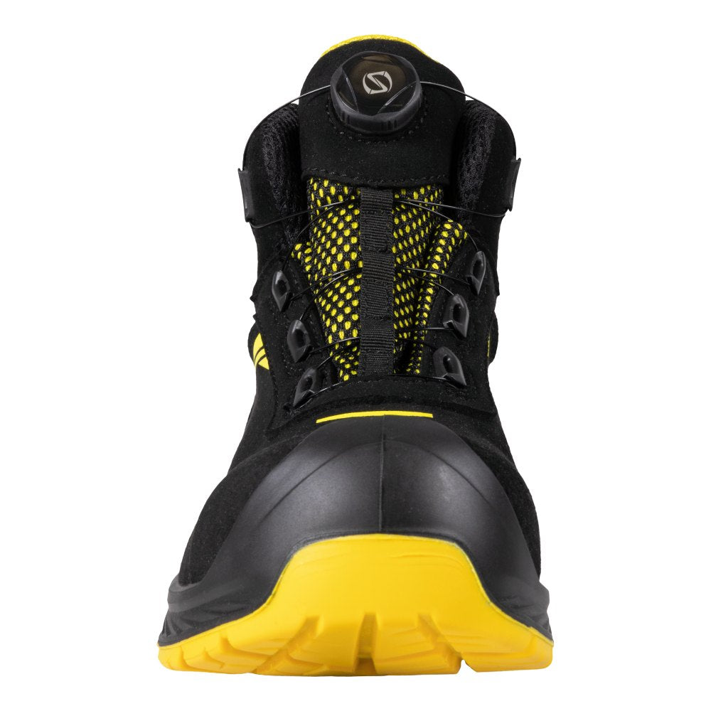 Bocanci protectie S3S/SR/FO/ESD unisex negru piele velur Utralight (29A7)