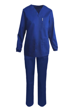Uniforma de lucru albastra unisex tercot 195g Pluto