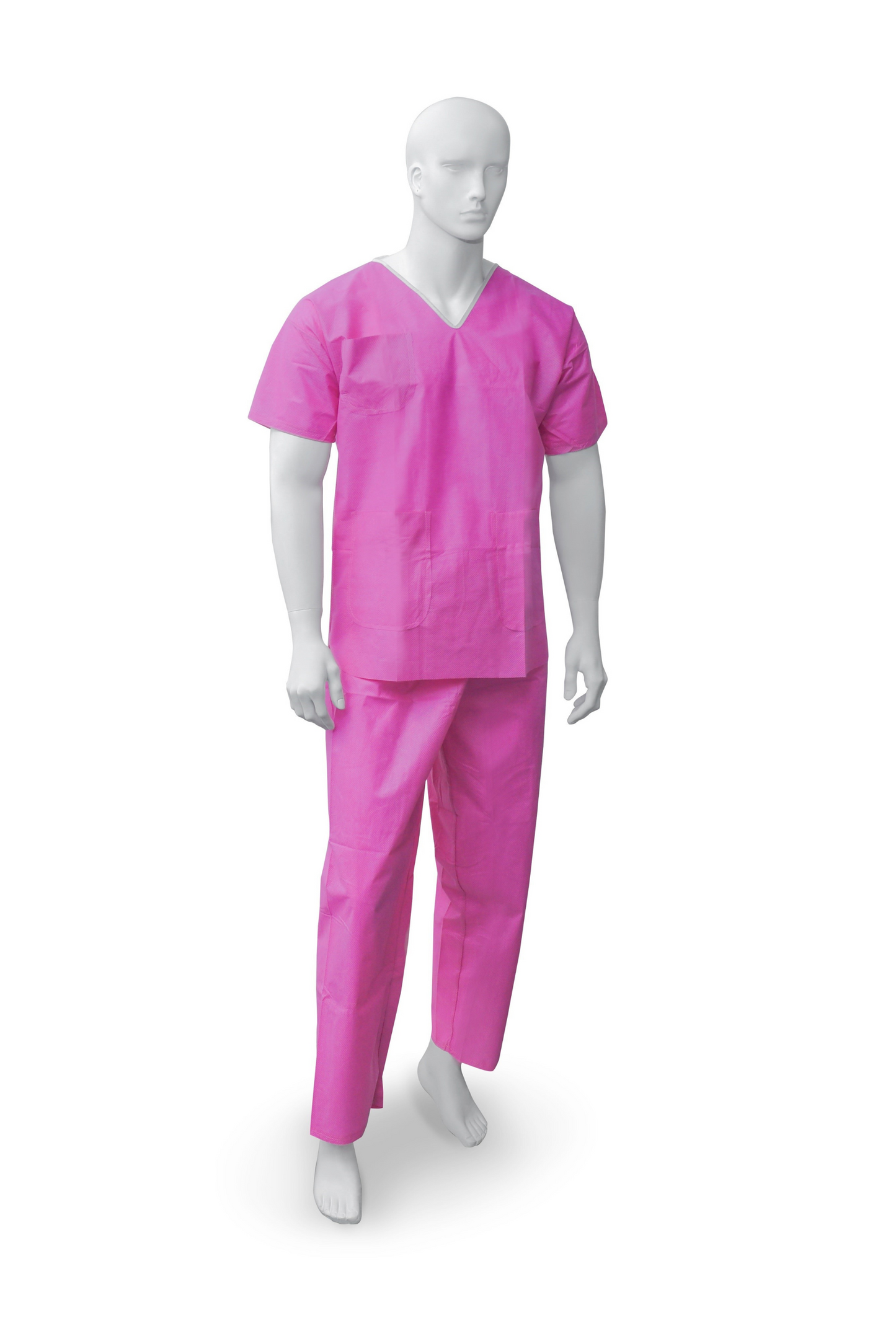 Costum Pijama din netesut SMMS 45 g/mp antistatic Roz