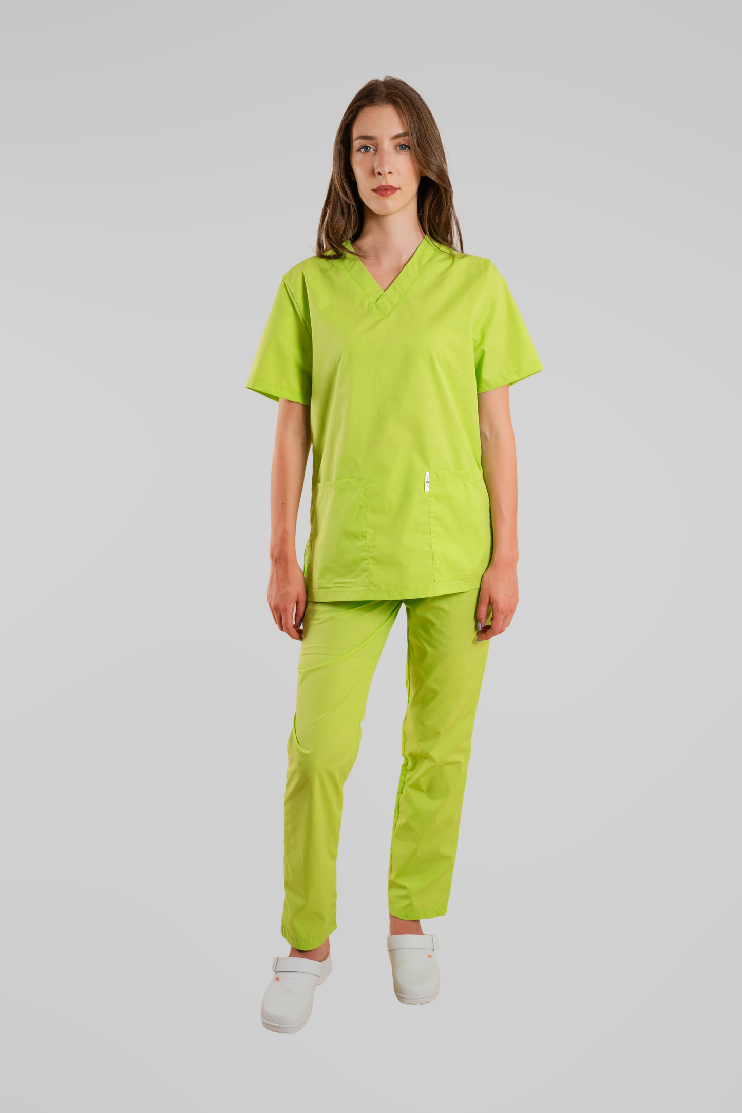 Bluza medicala Verde Unisex Poplin 115gr Albert