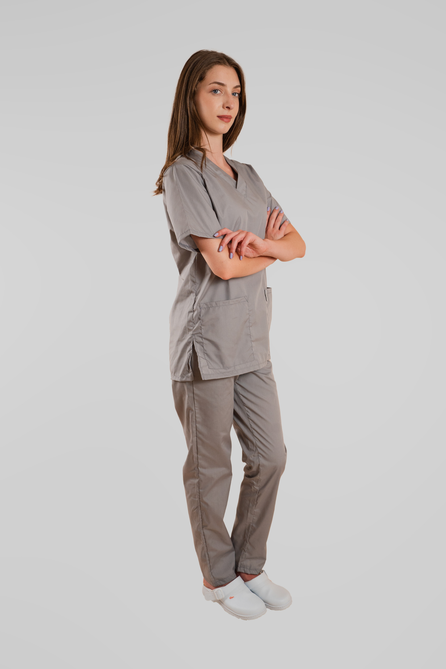 Costum medical unisex Poplin 115g Gri Albert