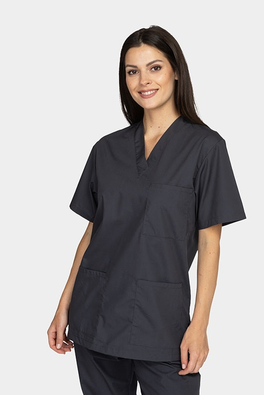 Costum medical tercot 110g gri inchis unisex Cesare