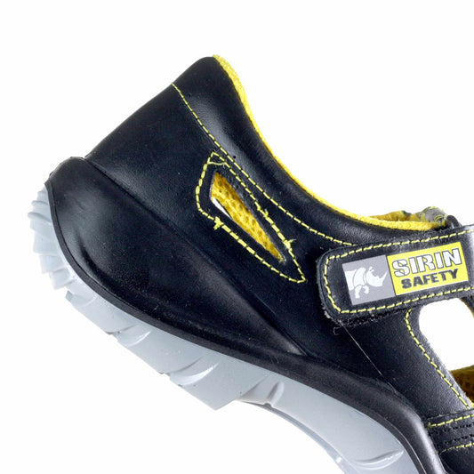 Sandale piele bombeu compozit negru S1 SRC Sirin Dara