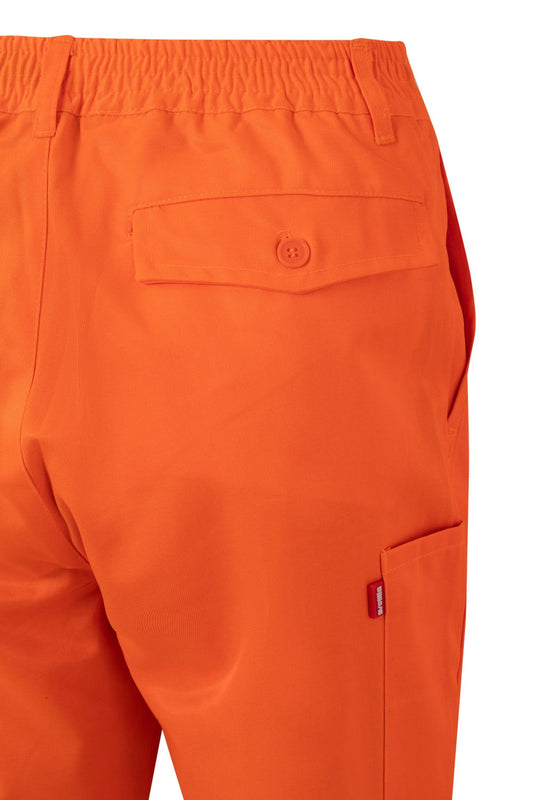 Pantaloni reflectorizanti captusiti neon galben 210g portocaliu fluo VF160
