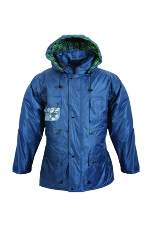 Geaca de iarna impermeabila bleumarin Nailon Atlas
