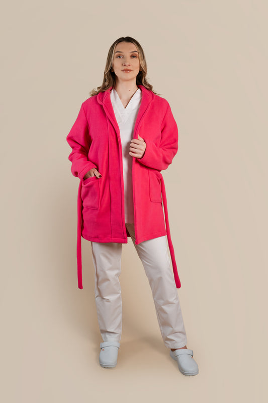 Halat polar medical roz unisex fleece 270g Divia